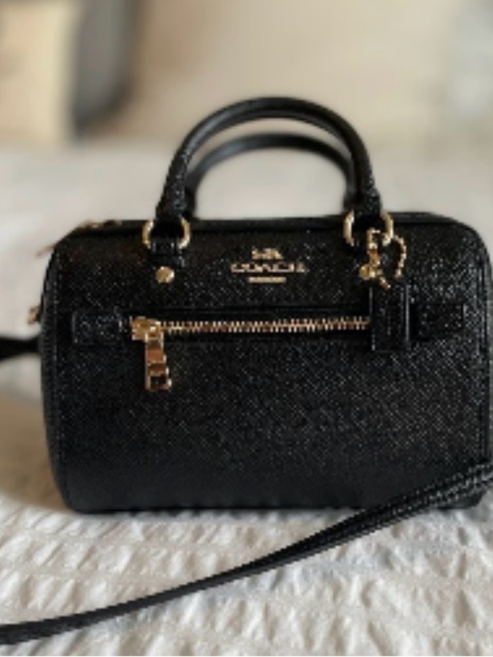 Coach mini Rowan bag with strap